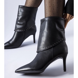 Bottes isolées noires à talon haut Cipresso le noir 1