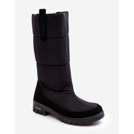 Bottes de neige isolées pour femmes Progress PROGJ-22-136 Noir 1