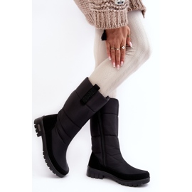 Bottes de neige isolées pour femmes Progress PROGJ-22-136 Noir le noir 5