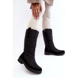 Bottes de neige isolées pour femmes Progress PROGJ-22-136 Noir le noir 7