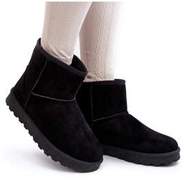 Bottes de neige isolées en daim pour femmes noires Nanga le noir 9