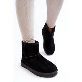 Bottes de neige isolées en daim pour femmes noires Nanga le noir 6