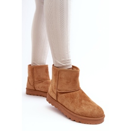Camel Nanga Bottes de neige isolées en daim pour femmes brun 4