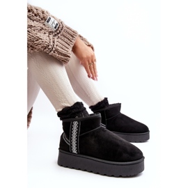 Bottes De Neige Isolées Pour Femmes Sur Plateforme Noir Lomessa le noir 1