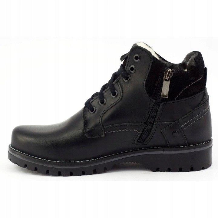 KOMODO Bottes de neige isolées pour hommes noires 885 1
