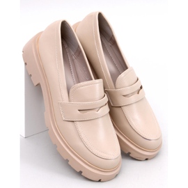 Andral Mocassins plateforme beiges 1 Andral Mocassins plateforme beiges 1