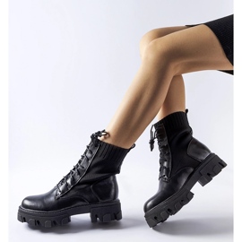 Chaussettes noires à enfiler Primero 1