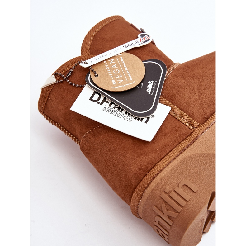 Bottes de neige à plateforme imperméables végétaliennes D.Franklin DFSH371004 Marron brun 2 Bottes de neige à plateforme imperméables végétaliennes D.Franklin DFSH371004 Marron brun 2