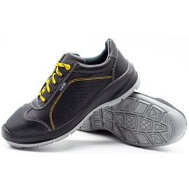 ŁUKPOL Chaussures de travail Techwork 1128P pour hommes, noires le noir 3 ŁUKPOL Chaussures de travail Techwork 1128P pour hommes, noires le noir 3