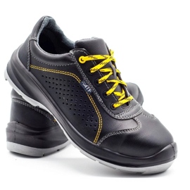 ŁUKPOL Chaussures de travail Techwork 1128P pour hommes, noires le noir 4 ŁUKPOL Chaussures de travail Techwork 1128P pour hommes, noires le noir 4
