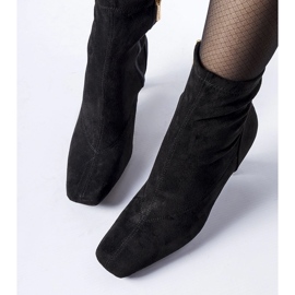 Bottines à talons bas Lucerne noires le noir 2