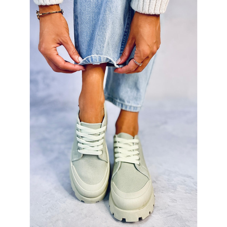 Baskets de trekking vertes Golv 2