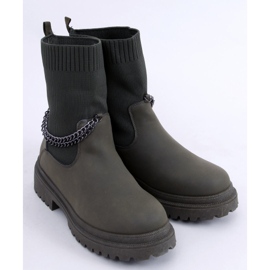 Boots à tige souple Jesse Blackish Green vert 2 Boots à tige souple Jesse Blackish Green vert 2