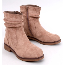 Bottines à volants Bracy Kaki beige 1