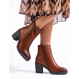 SHELOVET Bottines femme marron brun 1 SHELOVET Bottines femme marron brun 1