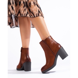 SHELOVET Bottines marron classiques brun 3