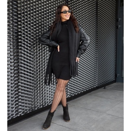 Bottines à talons bas en cuir noir Karino le noir 3
