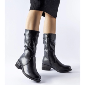 Bottes Satordi courtes isolées noires le noir 1