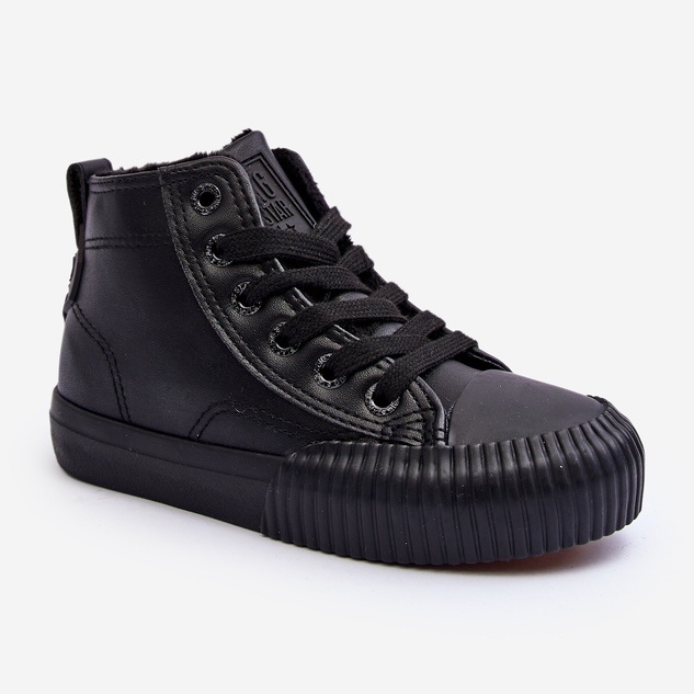 Baskets isolées pour enfants avec fermeture éclair Big Star MM374014 Noir 1