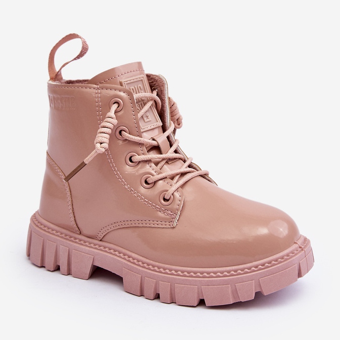 Bottes isolées vernies pour enfants Big Star MM374144 rose 1 Bottes isolées vernies pour enfants Big Star MM374144 rose 1