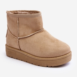 Bottes de neige isolées pour enfants Beige Big Star MM374056 1