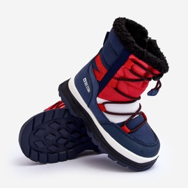 Bottes de neige isolées pour enfants avec fermeture éclair bleu marine Big Star MM374194 1 Bottes de neige isolées pour enfants avec fermeture éclair bleu marine Big Star MM374194 1