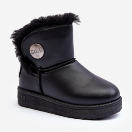 Bottes de neige enfant doublées de fourrure noir Big Star MM374082 1