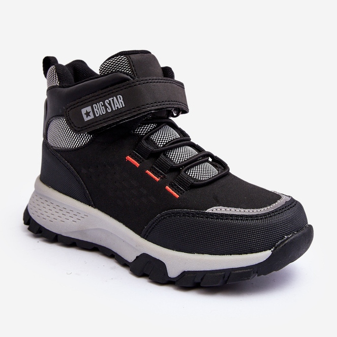 Bottes pour enfants en mousse à mémoire de forme noir Big Star KK374121 1