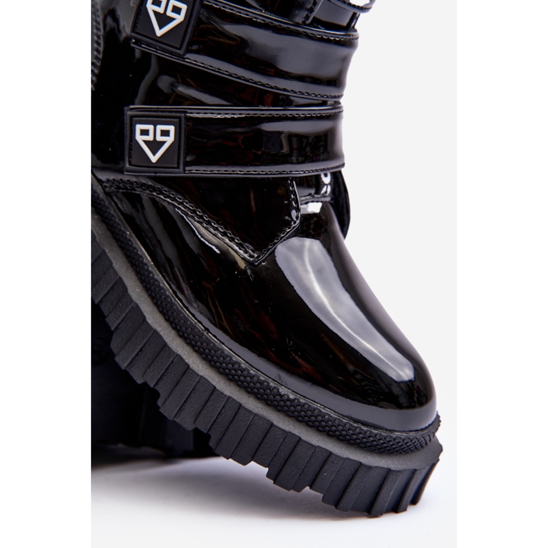 FR1 Bottines fille laquées et isolées, Noir Rilina le noir 1 FR1 Bottines fille laquées et isolées, Noir Rilina le noir 1