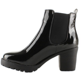 Vagabonds laqués KA-782P-3 Noir 1