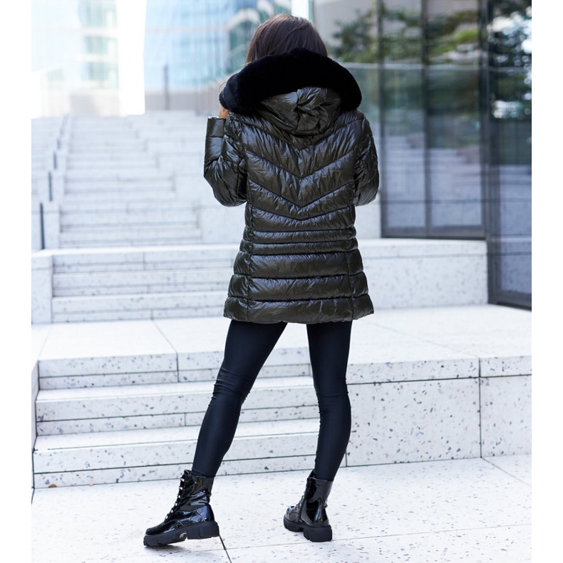 Bottines vernies noires avec strass Sfaranda 2