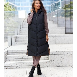 Bottines isolées noires avec fermeture éclair Azzurra le noir 1