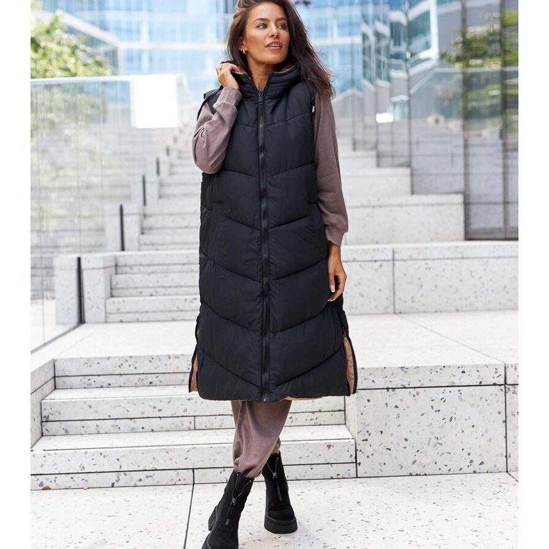 Bottines isolées noires avec fermeture éclair Azzurra 1