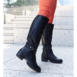 Bottes Aldisio noires à haute isolation 1