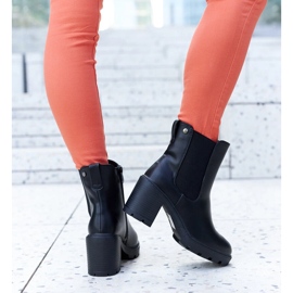 Bottines à talons hauts Caio classiques isolées noires le noir 6
