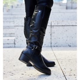 Bottines à talons bas Castelvetro noires le noir 2
