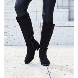 Bottes isolées en éco-daim Castelvetro noires le noir 2