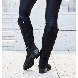 Bottes isolées en éco-daim Castelvetro noires le noir 3