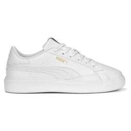 Puma Lajla cuir W chaussures 390643 01 blanche 1