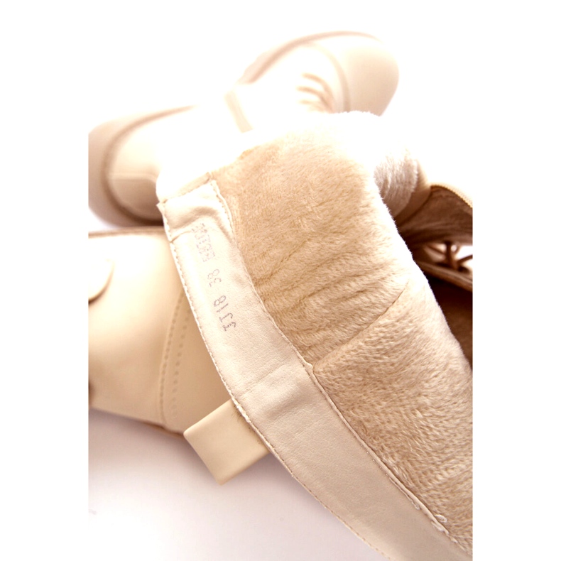 Seastar Bottines Bergdis beiges à lacets et cuissardes isolées 2 Seastar Bottines Bergdis beiges à lacets et cuissardes isolées 2