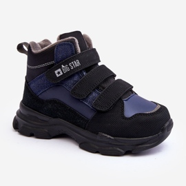 Bottes de neige isolées pour enfants bleu marine Big Star MM374172 1