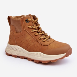 Chaussures de randonnée isolées Camel Big Star pour enfants MM374202 brun 1