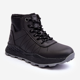 Chaussures de randonnée Trapper isolées pour enfants noires Big Star MM374203 le noir 1