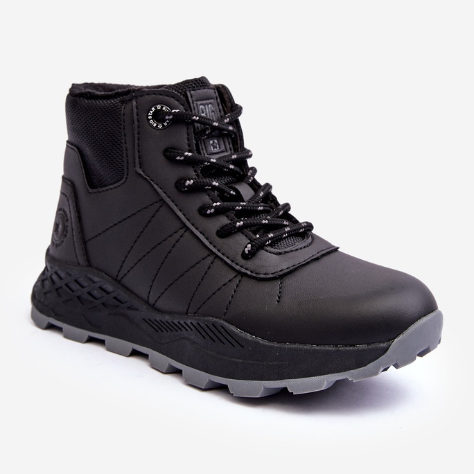 Chaussures de randonnée Trapper isolées pour enfants noires Big Star MM374203 1