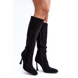 Bottines Isolées À Talons Hauts Femme Noir Isot le noir 1