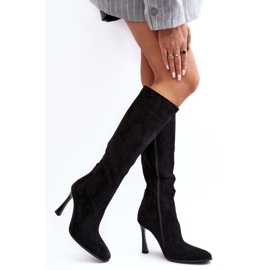 Bottines Isolées À Talons Hauts Femme Noir Isot le noir 2