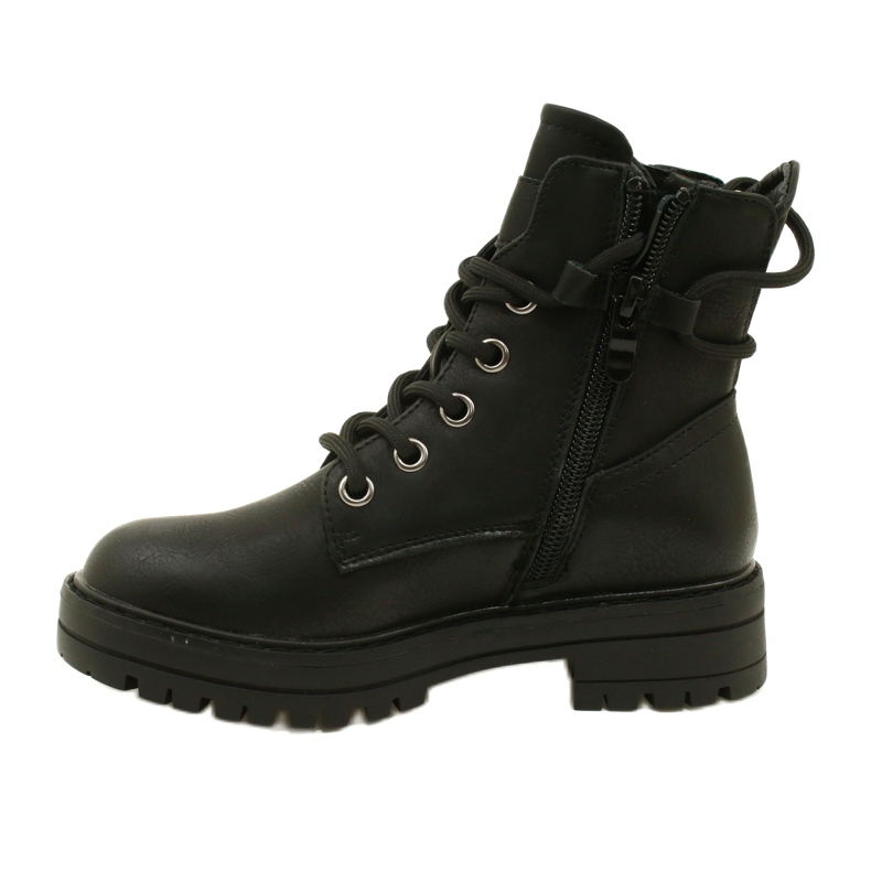 Miss 235-4226 Bottes féminines isolées avec une fourrure isolée le noir 2