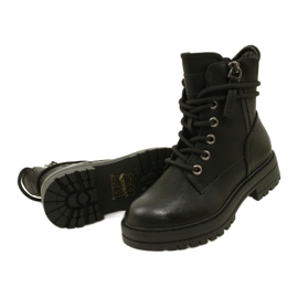Miss 235-4226 Bottes féminines isolées avec une fourrure isolée le noir 5