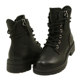 Miss 235-4226 Bottes féminines isolées avec une fourrure isolée le noir 4