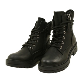 Miss 235-4226 Bottes féminines isolées avec une fourrure isolée le noir 3